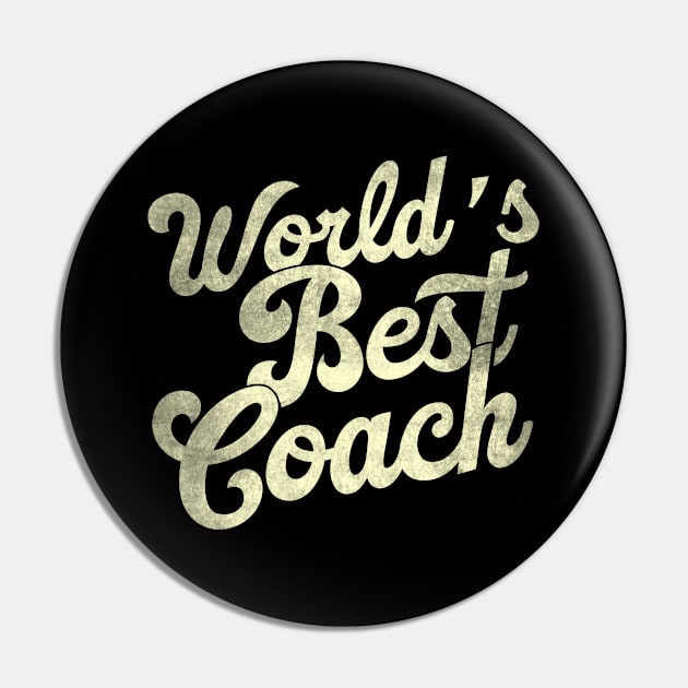 World's best coach. Perfect present for mother dad father friend him or her Pin by SerenityByAlex