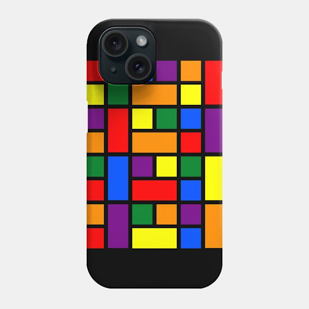 Rainbow Rectangles Phone Case by ShawnIZJack13