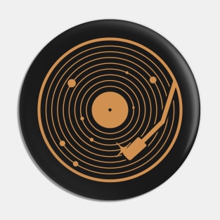 The Vinyl Solar System Pin