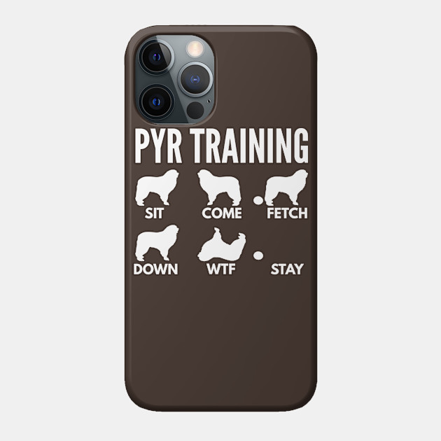 Great Pyrenees Training Pyr Dog Tricks - Great Pyrenees - Phone Case