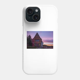 Schlossberg, old town, Quedlinburg; Harz, Saxony-Anhalt; Germany, Europe Phone Case