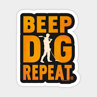 The Detectorists by Eye Voodoo - Beep Dig Repeat mk1 Magnet