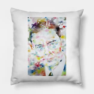 T.S. ELIOT - watercolor portrait .3 Pillow