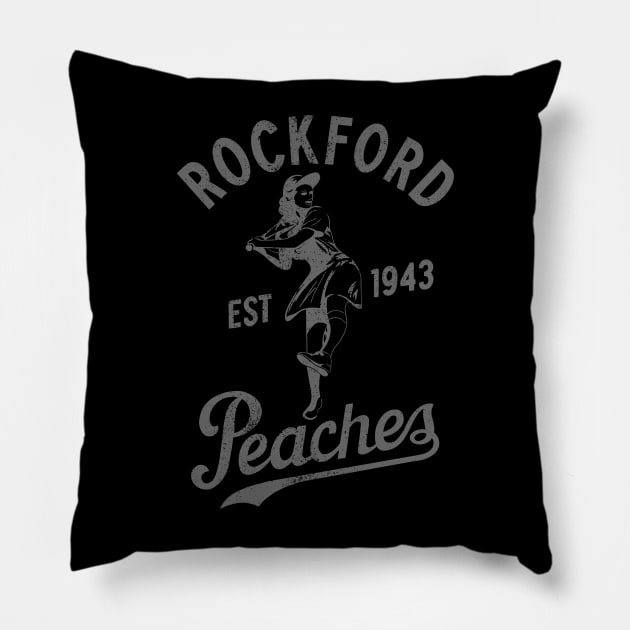 Rockford peaches Pillow by Polaroid Popculture