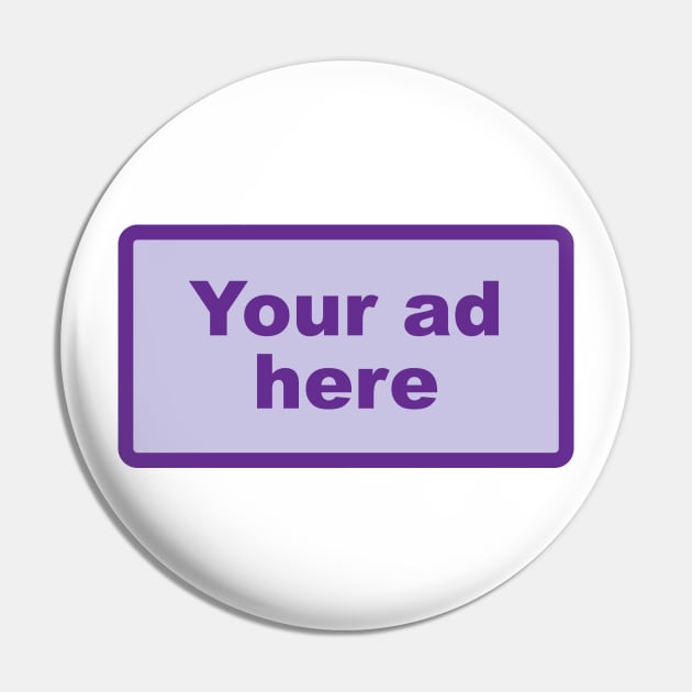 [YOUR AD HERE] - Purple Pin by Tittees