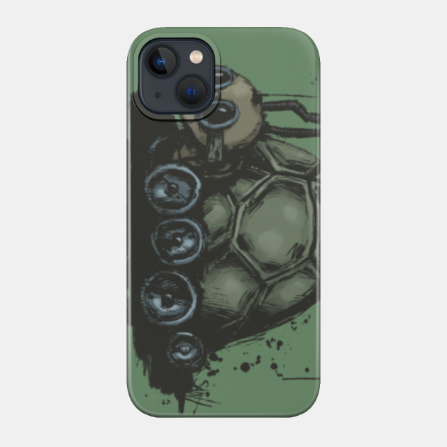 Turtle robot. Fantasy - Turtle Power - Phone Case