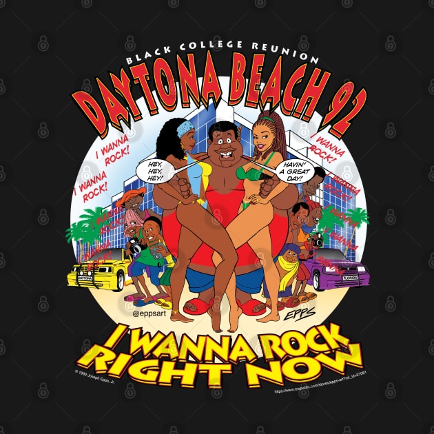 Daytona Beach 1992 I Wanna Rock by Epps Art