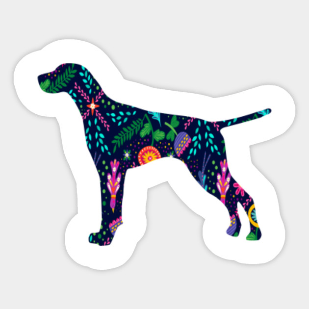German Shorthair Pointer Gift Gsp Funny German Shorthaired Pointer Sticker Teepublic