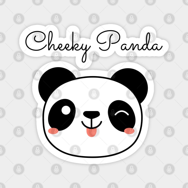 Cheeky Panda Magnet by Flamingo Design