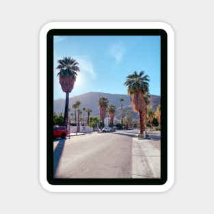 Palm Springs Street View and Mountains Magnet