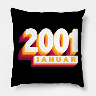 Januar 2001 0 23 Jahren Mann Frau Geburtstag Pillow