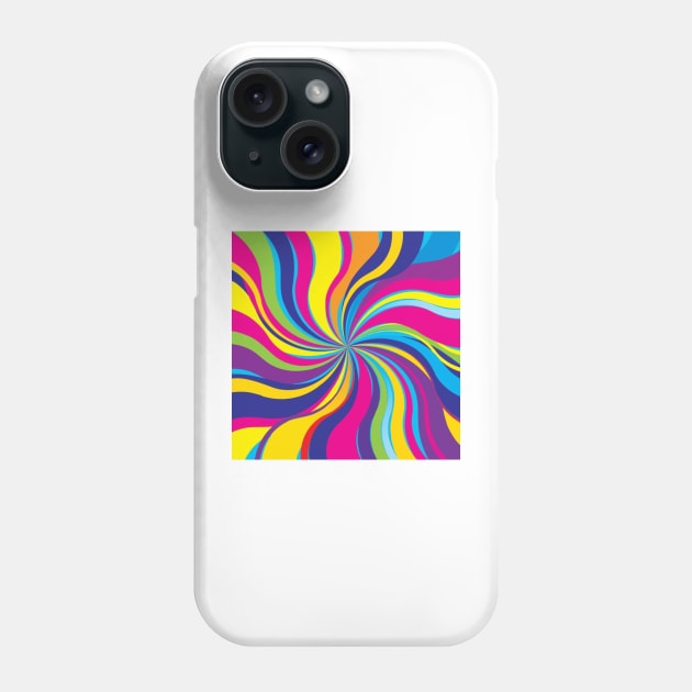 Psychedelic Twist Phone Case by TheSkullArmy