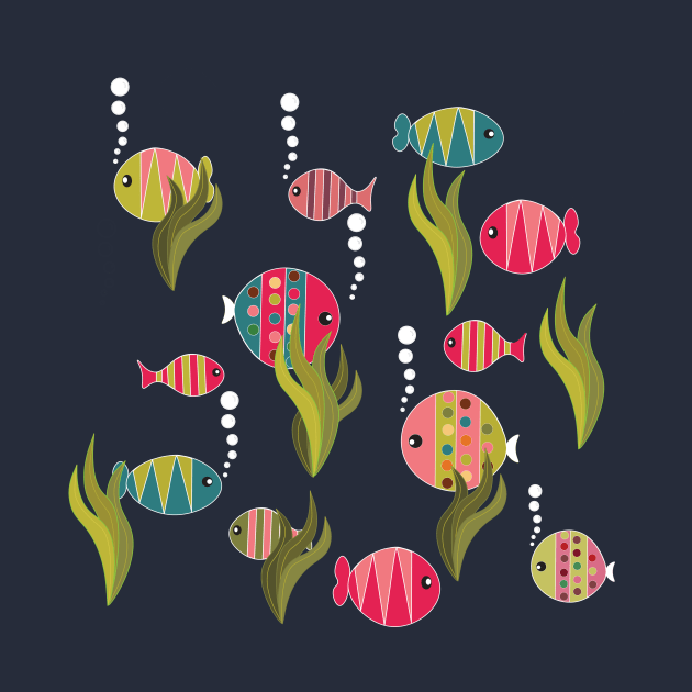 Fishes Pattern by DejaReve