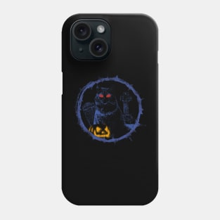 spooky halloween cat t-shirts Phone Case