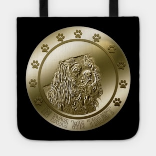 Cavalier King Charles Spaniel Coin Crypto Cryptocurrency Tote