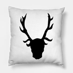 wendigo silhouette Pillow