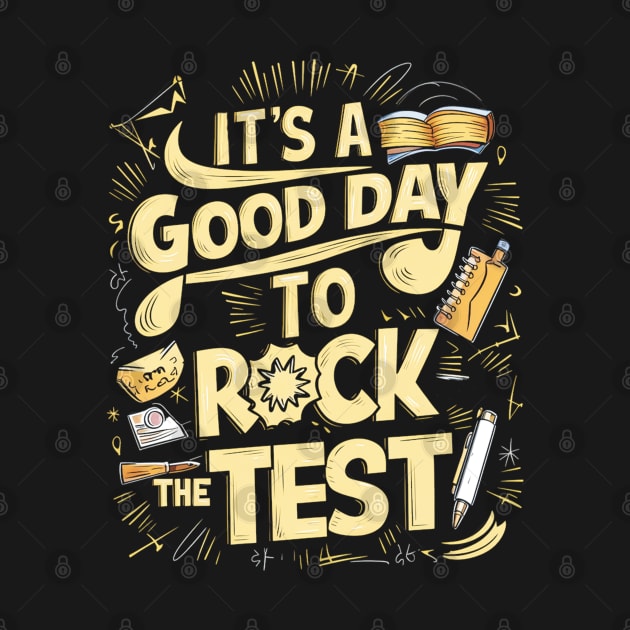 It's a Good Day to Rock The Test by mdr design