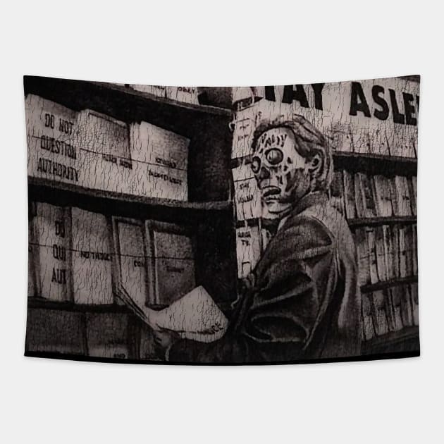 They Live Vintage Tapestry by kaulang