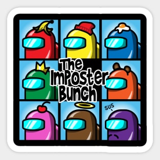 Among Us Imposter Funny Meme Gaming Design Sticker for Sale by