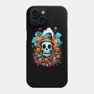 Halloween Anime Skull Phone Case