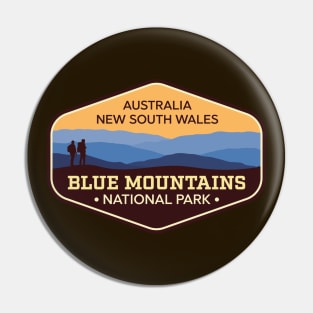 Blue Mountains National Park Australia NSW badge Pin