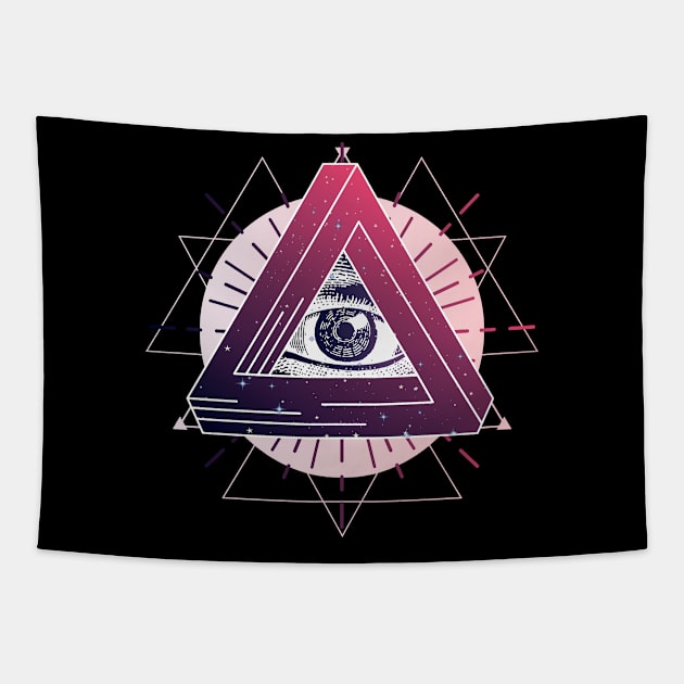 All Seeing Eye Tapestry by Urban_Vintage