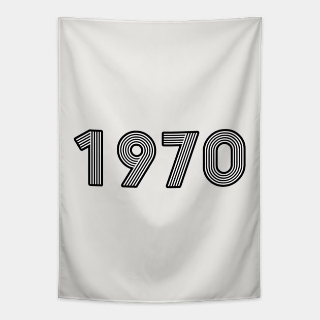 Year 1970 - Born in the 70s Tapestry by Belcordi