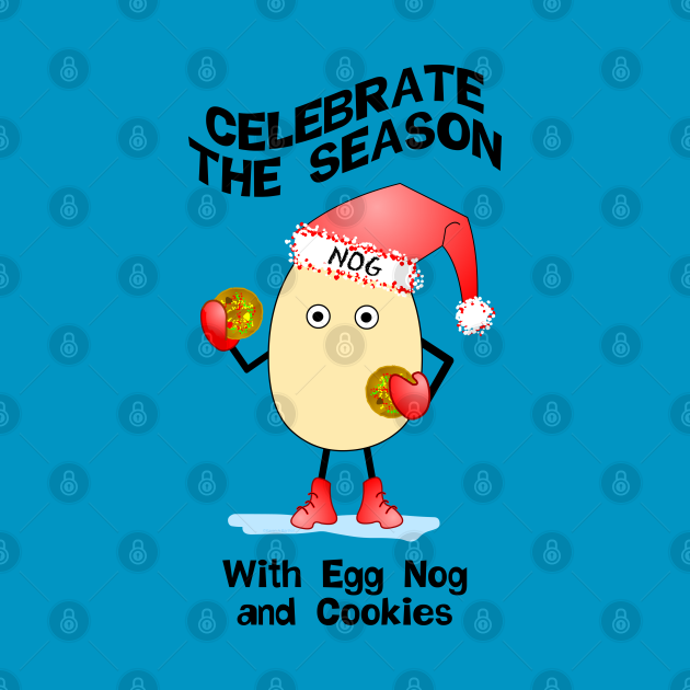 Discover Santa Hat Egg Nog - Egg Nog - T-Shirt
