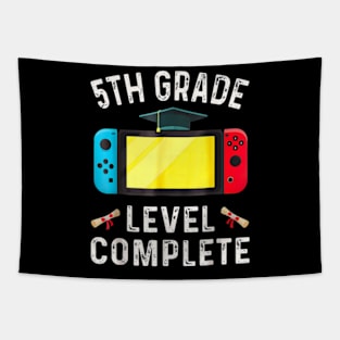 5Th Grade Level Complete Gamer Class Of 2024 Graduation Tapestry