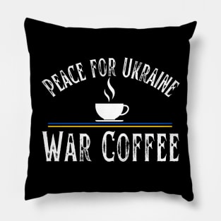 Peace for Ukraine War Coffee Pillow