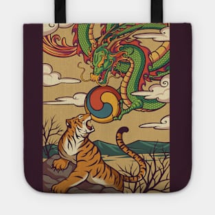 Tiger vs Dragon Tote