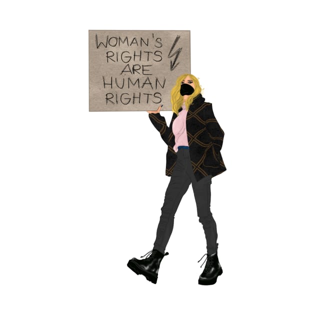 Woman’s rights are human rights by MaLaaArt