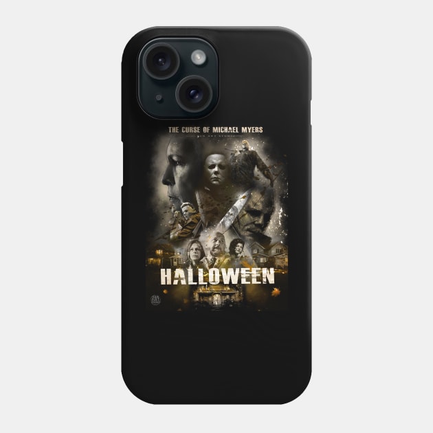 Halloween Phone Case by SAN ART STUDIO 