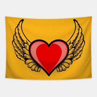 Flying Heart Tapestry