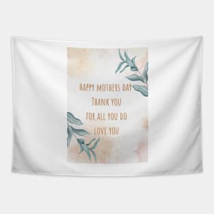 Mothers day leaf design Tapestry