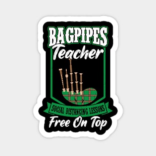 Bagpipes Teacher - Bagpiper Magnet