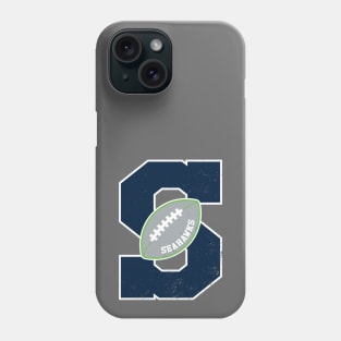 Big Bold Seattle Seahawks Monogram Phone Case