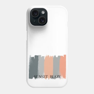 Sunset blaze color palette brush stroke t-shirt Phone Case