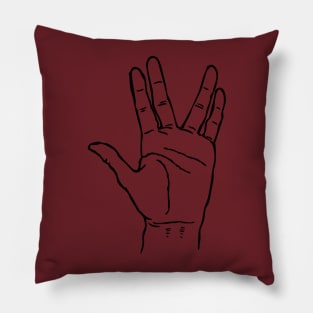 alien sign Pillow