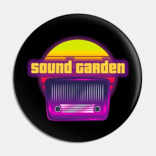 sound garden retro Pin