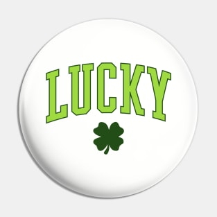 Lucky Shamrock Clover St Patricks Day Ver.2 Pin