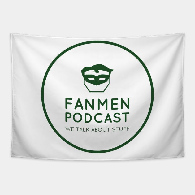 FANMEN Podcast Logo (Green) Tapestry by FanMenPodcast