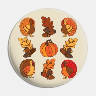 Thanksgiving Medley Pin