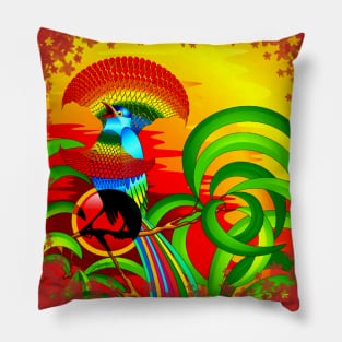 Paradise Bird Pillow