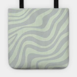 Green wavy pattern Tote