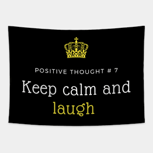 Keep calm and laugh Tapestry