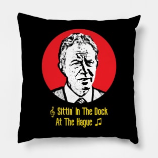 Tony Blair For Jail Pillow