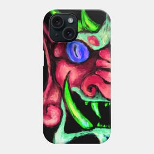 The Psychedelic Pink Oni Phone Case