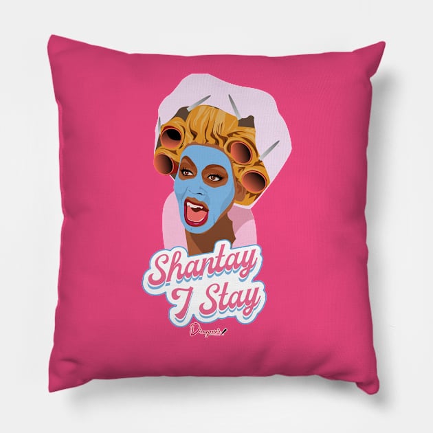 Rupaul Shantay I Stay from Drag Race Pillow by dragover