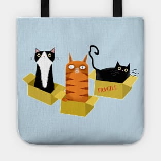 Cats in Boxes Tote